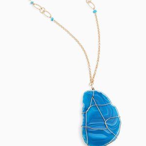 torrid Jewelry - TEAL BLUE WIRE PENDANT NECKLACE torrid Jewelry - TEAL BLUE WIRE PENDANT NECKLACE